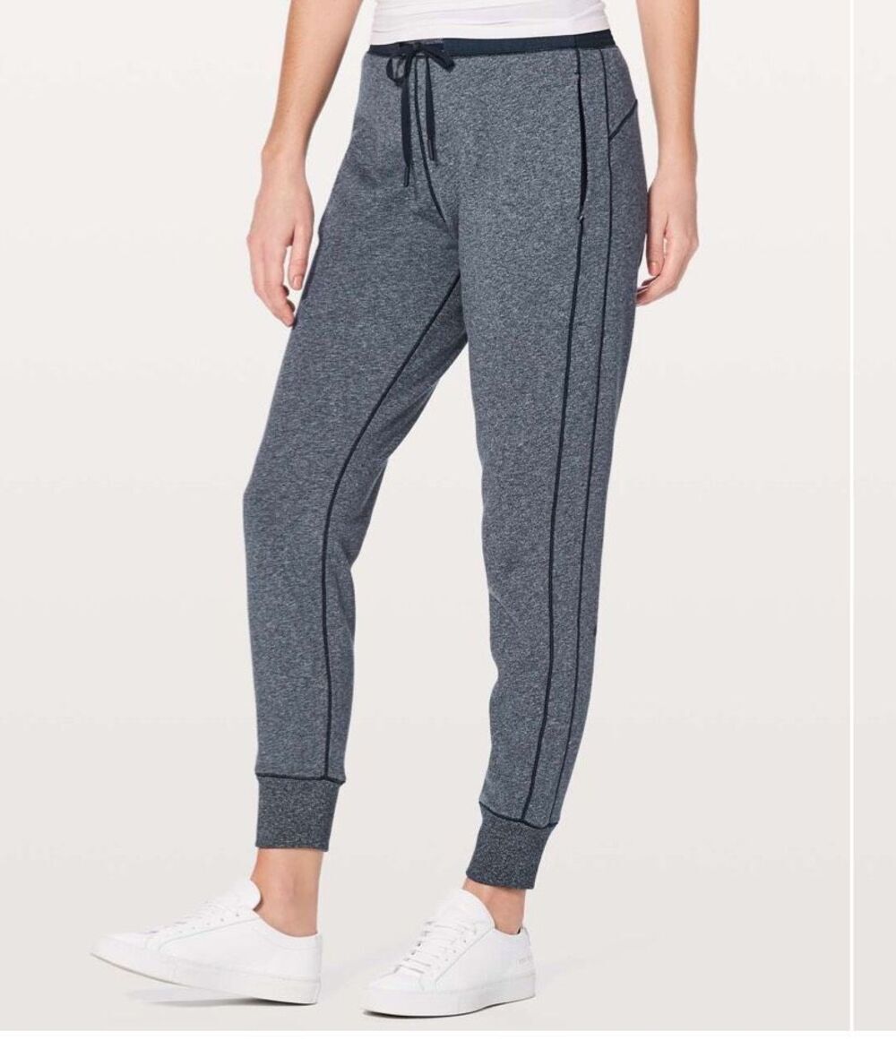 Lululemon Cool And Collected Jogger Heathered Speckled True Navy Size 6